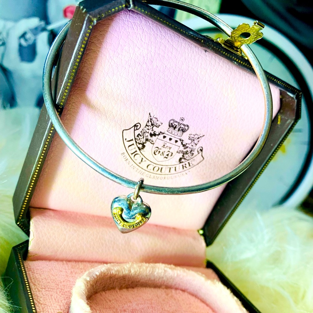 Juicy Couture Silver Bracelet with Charm Vintage *Rare*